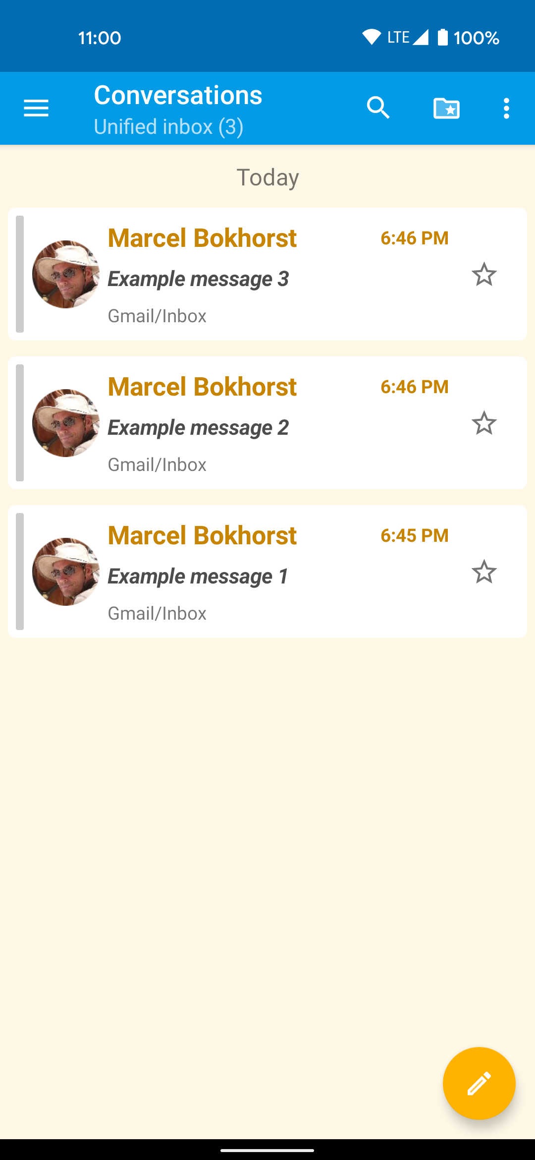 FairEmail, privacy aware email screenshot 11