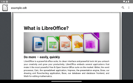 LibreOffice Viewer screenshot 6